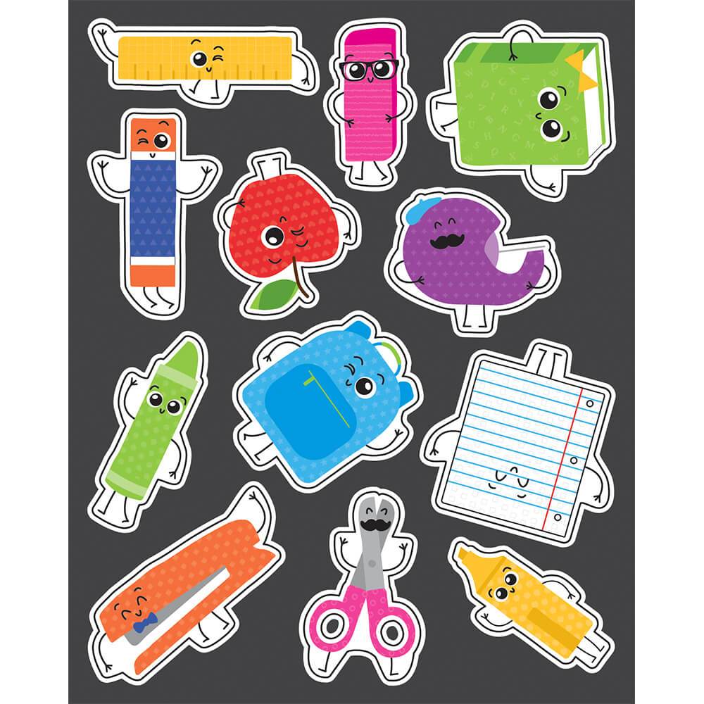 School Tools Shape Stickers 