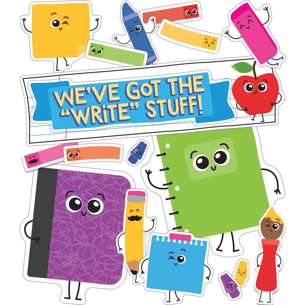 We'Ve Got The Write Stuff! Mini Bulletin Board Set 