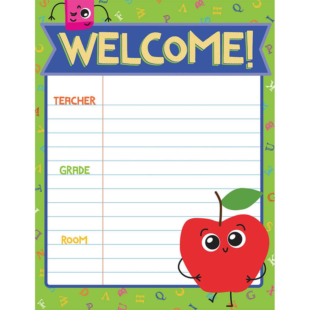 School Tools Welcome Chart 