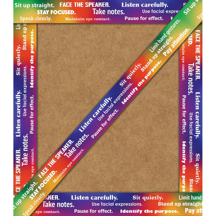 Speaking & Listening Straight Borders 