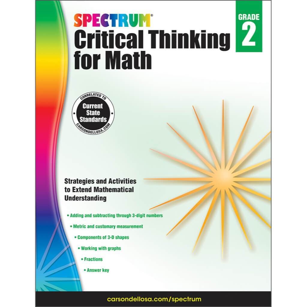 Critical Thinking For Math Book Grade 2 