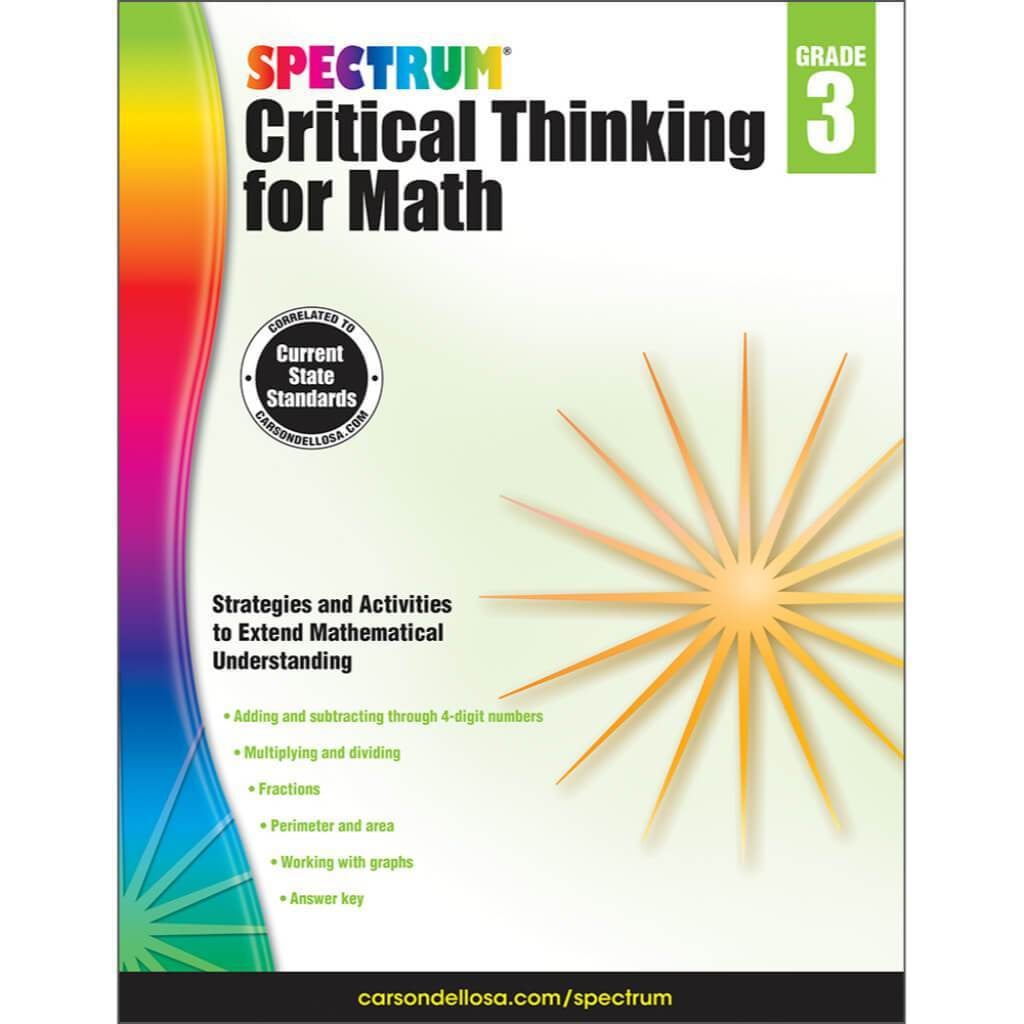 Bk Critical Thinking For Math Grade 3 