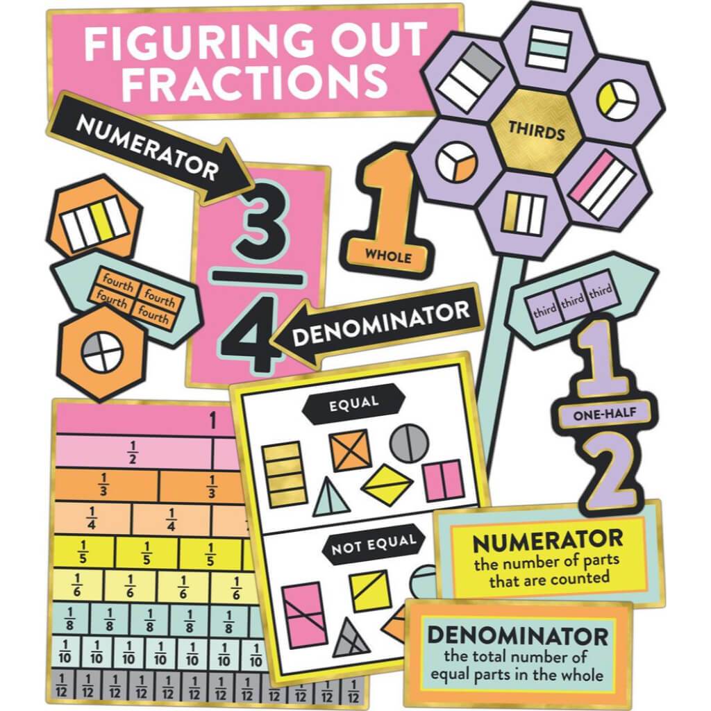 Understanding Fractions Bulletin Board Set 