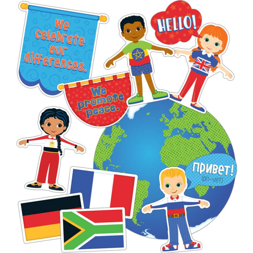 We Are Global Citizens Bulletin Board Set 