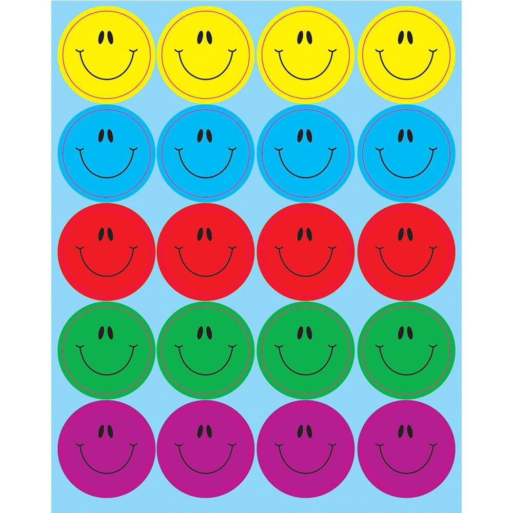 Smiley Faces Dazzle Stickers 