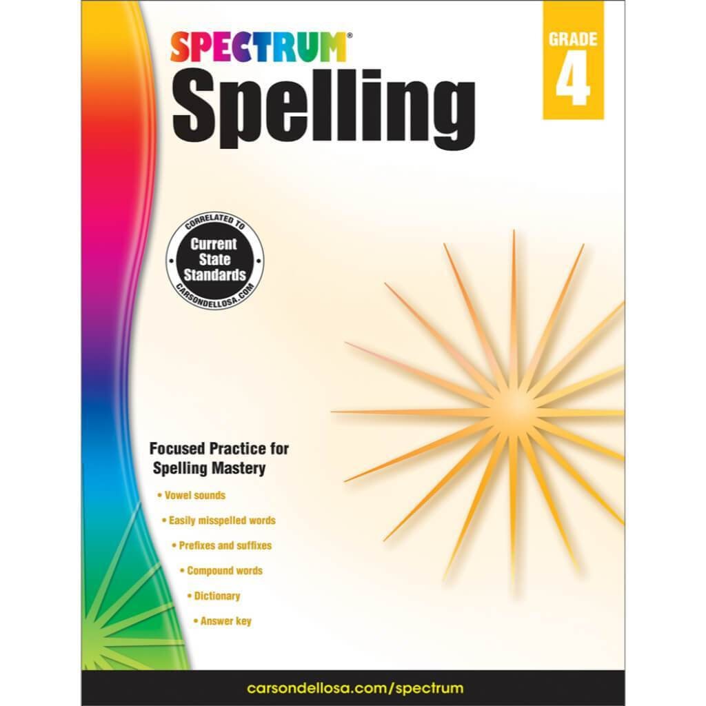 Spectrum Spelling Book Grade 4 