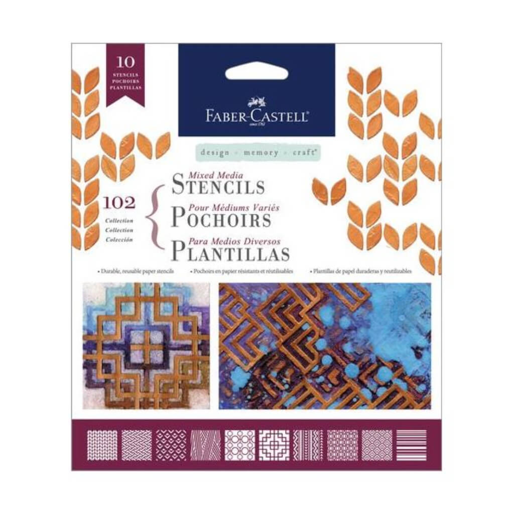 Faber Castell Mixed Media Stencils Classic