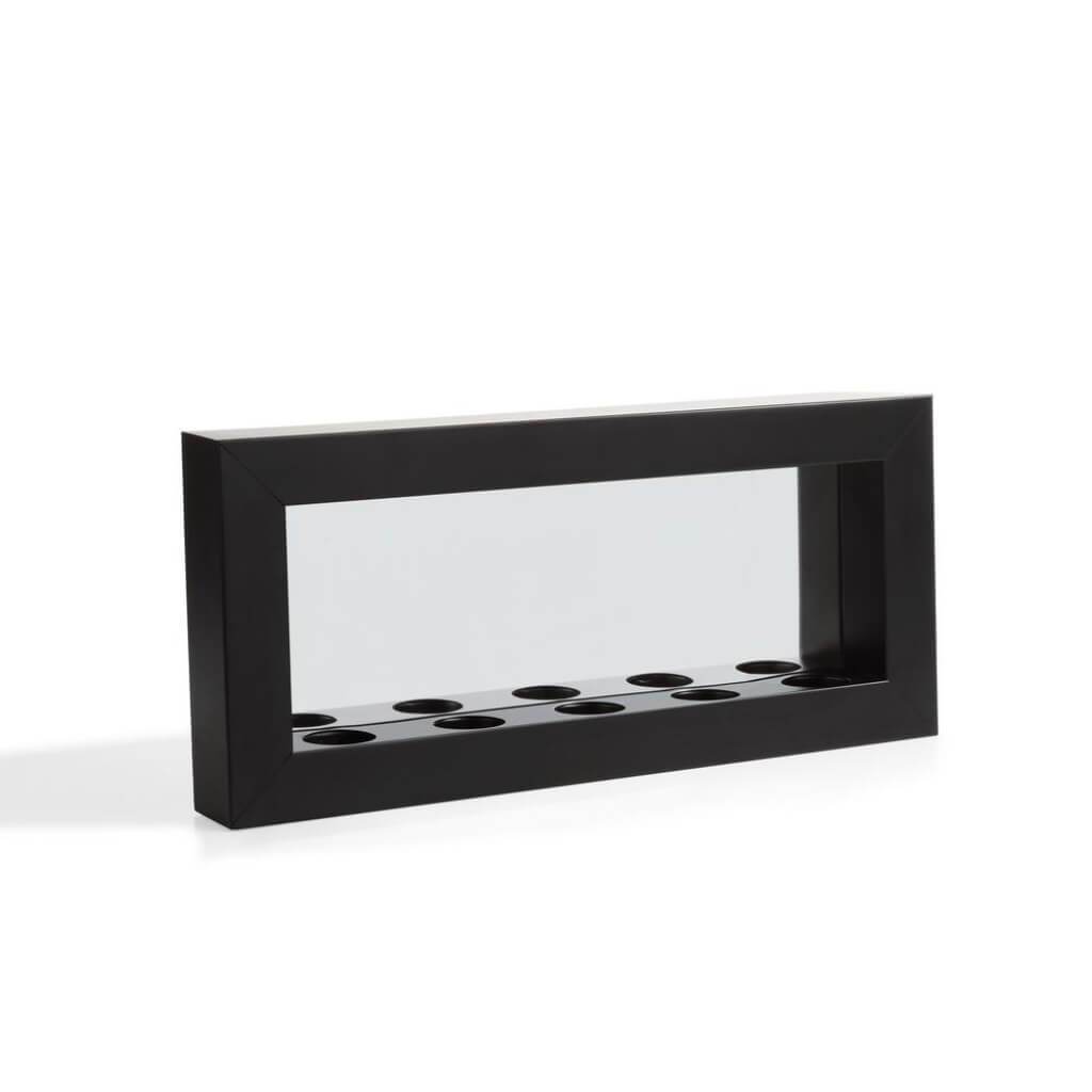 HORIZONTAL MIRROR SCONCE FOR TEALIGHTS 