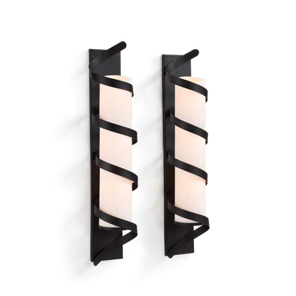 WRAP AROUND SCONCES SET OF 2 