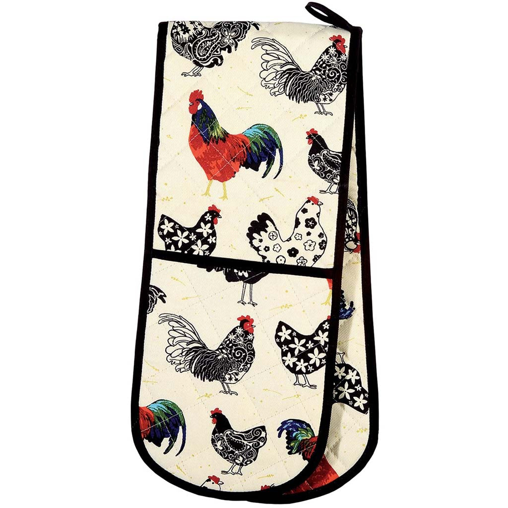 Rooster, Double Oven Gloves