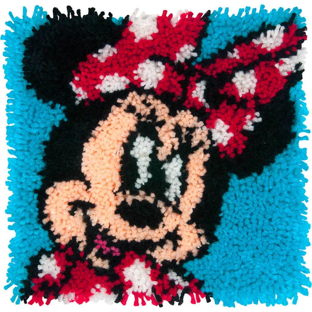 Latch Hook Kit 12in x 12in Minnie Mouse