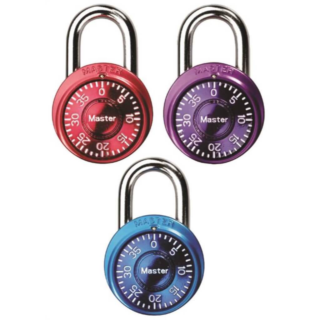 PADLOCK COMBO VERTCLR 11/16&quot; 