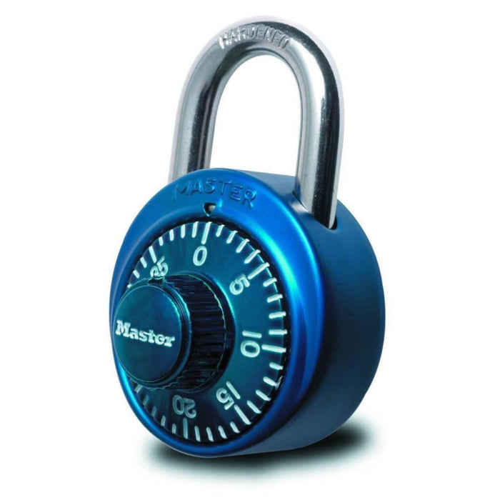 COMBINATION LOCK ASST COLORS 1-7/8" 