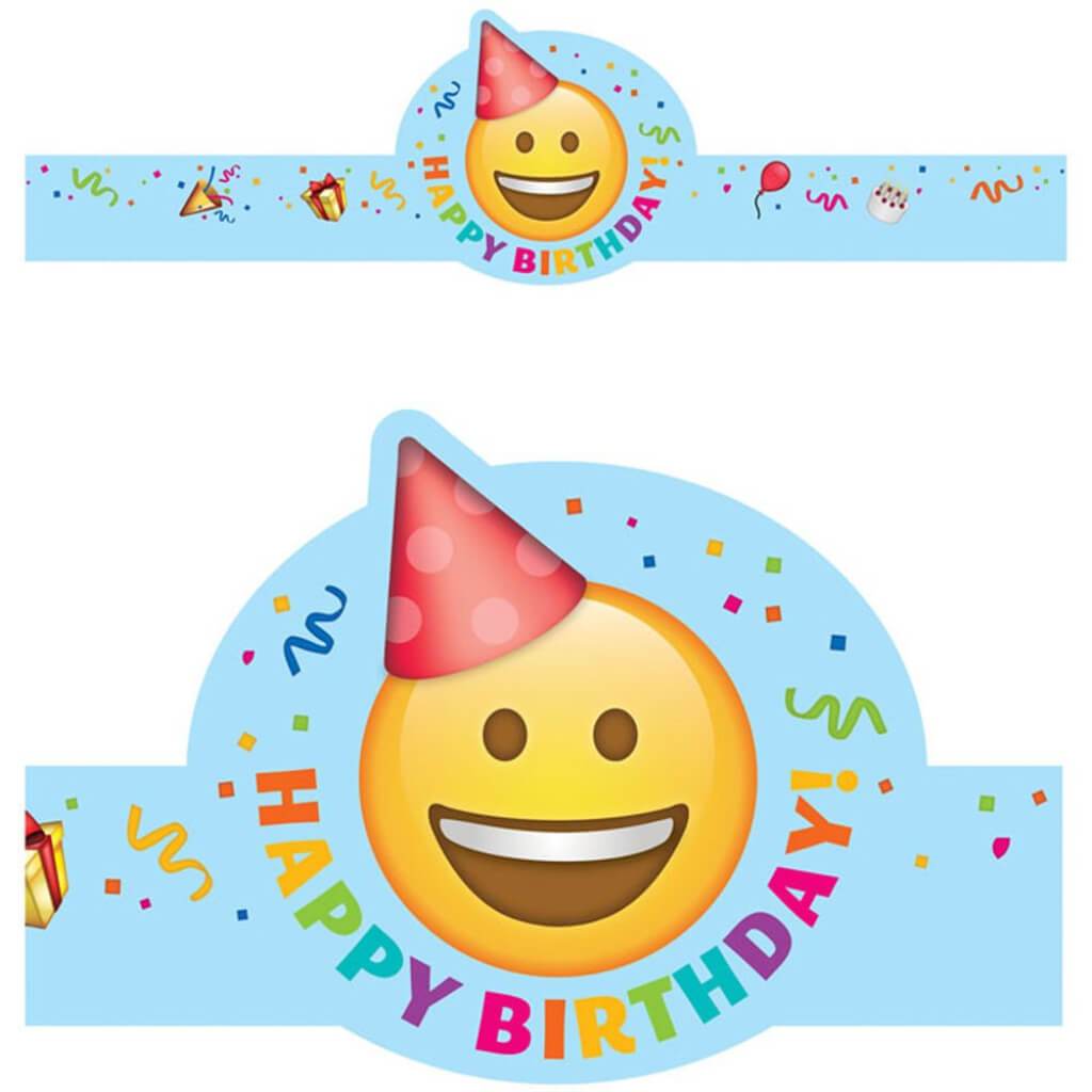 Emoji Fun Happy Birthday Crown