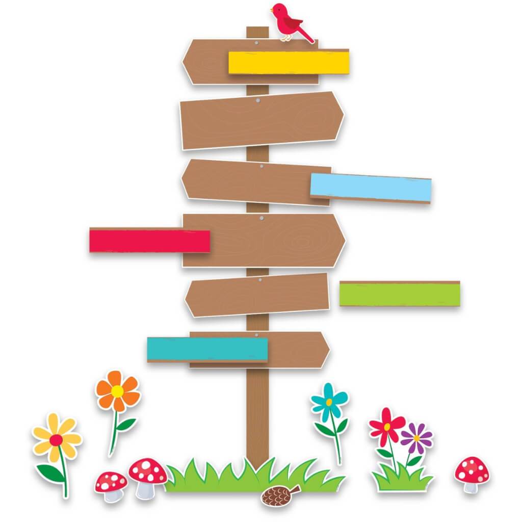 Sign Post Mini Bulletin Board