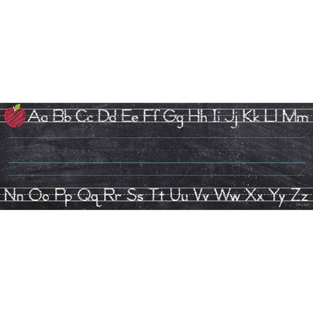 Alphabet Name Plates (Chalk) 