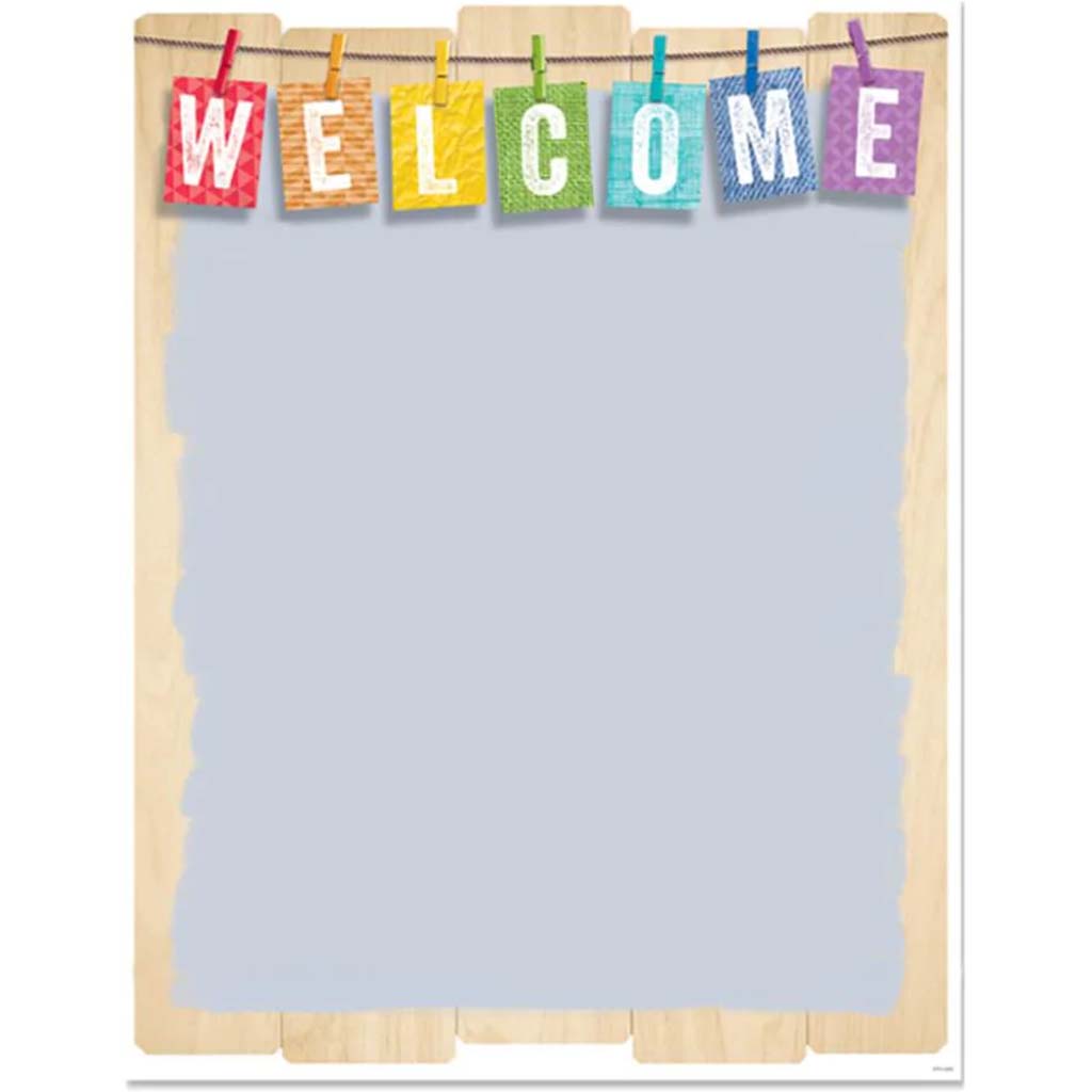 Upcycle Style Welcome Chart 