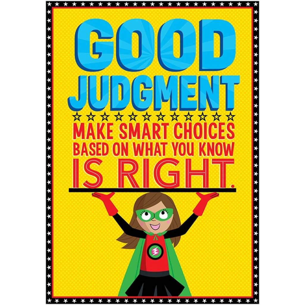 Good Judgment Inspire U Poster 