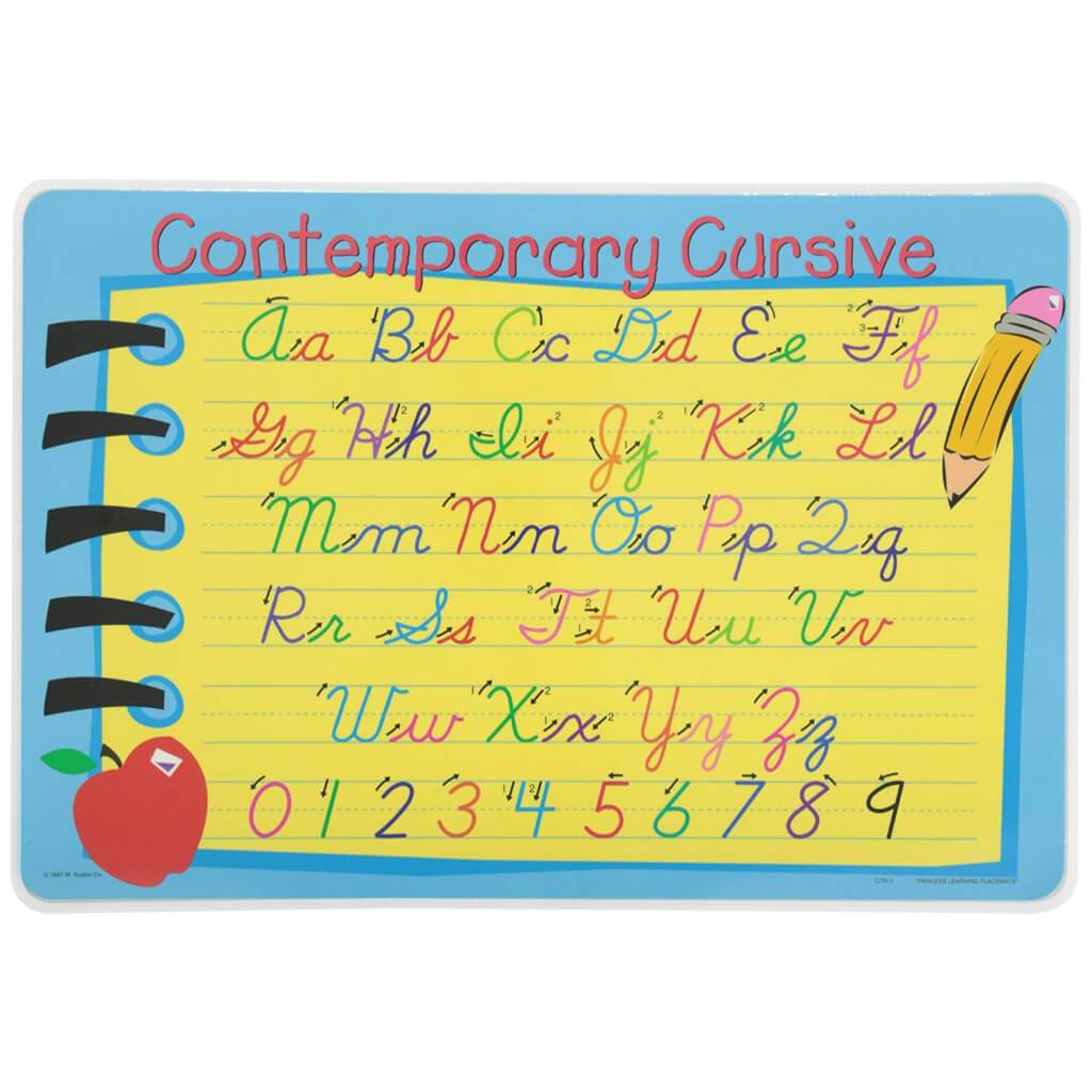 Contemporary Cursive Placemat 