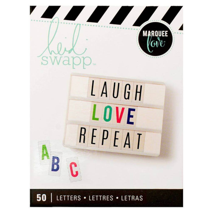 Heidi Swapp 50pcs Light Box Alphabet Multicolored