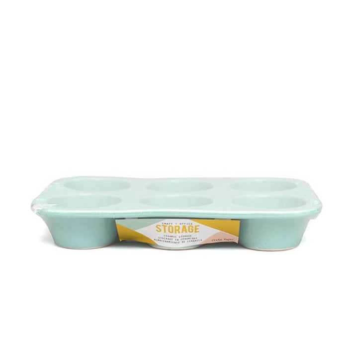 DESKTOP STORAGE CERAMIC BLUE 