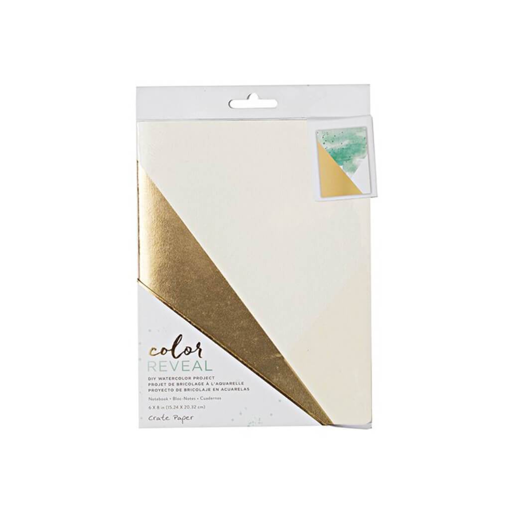WATER COLOR REVEAL NOTEBOOK 6IN X8IN 