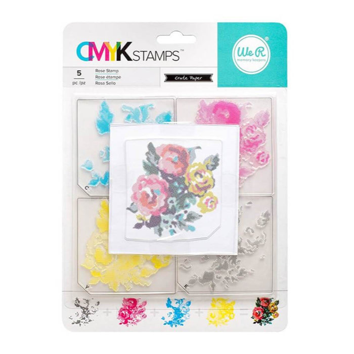 STAMP FLOWER ROSE KIT 