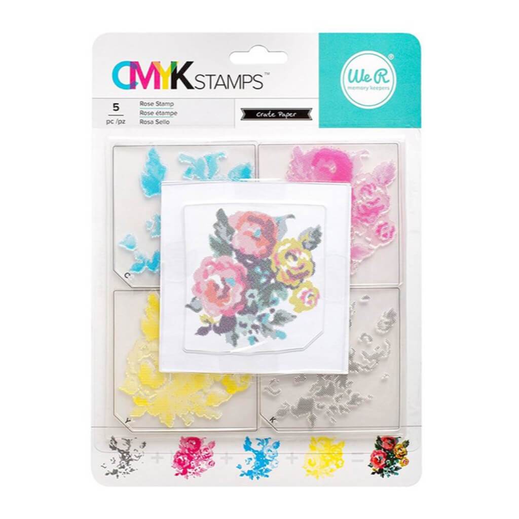 STAMP FLOWER ROSE KIT 