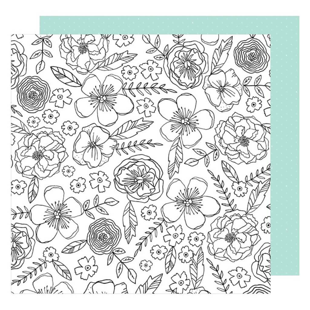 CARDSTOCK COLOR ME PRETTY 12IN X 12IN 
