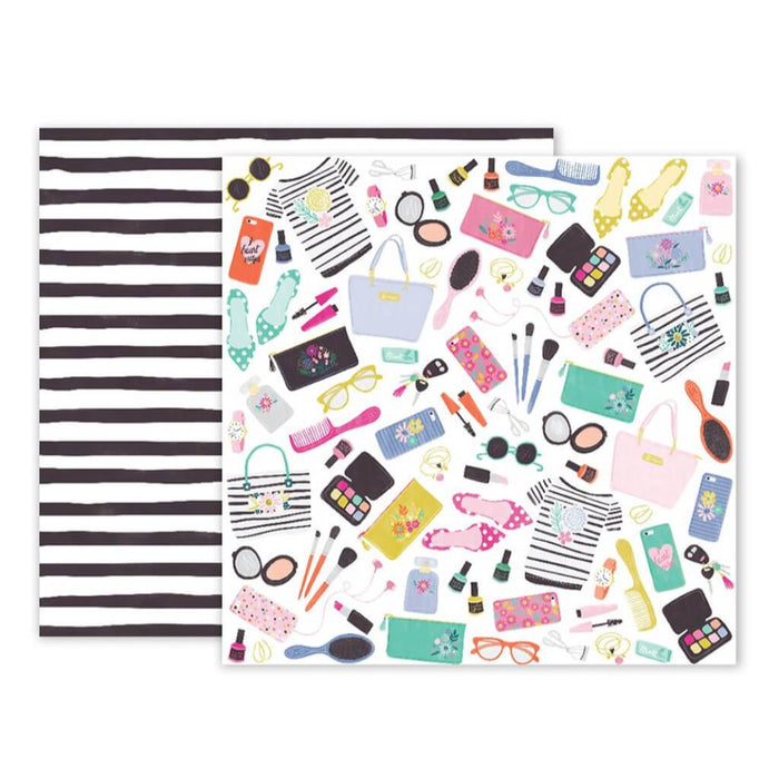 CARDSTOCK DOUBLE SIDED MY HEART NO 7 12IN X 12IN 