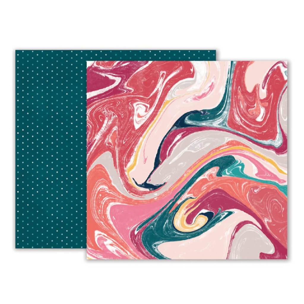CARDSTOCK DOUBLE SIDED MOONSTRUCK NO 4 12IN X 12IN 