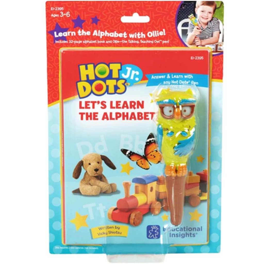 Hot Dots Jr Talking Pen Educational Toys Learn the Alphabet 