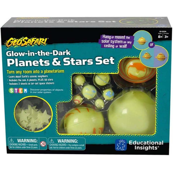 GeoSafari Glow-in-the-Dark Planets & Stars Set 