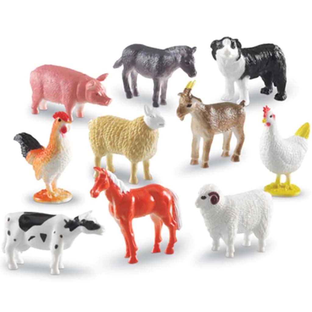 Farm Animal Counters Set of 60 