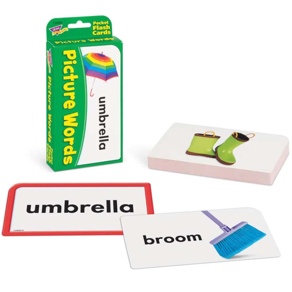 Pictures Words Flash Cards 