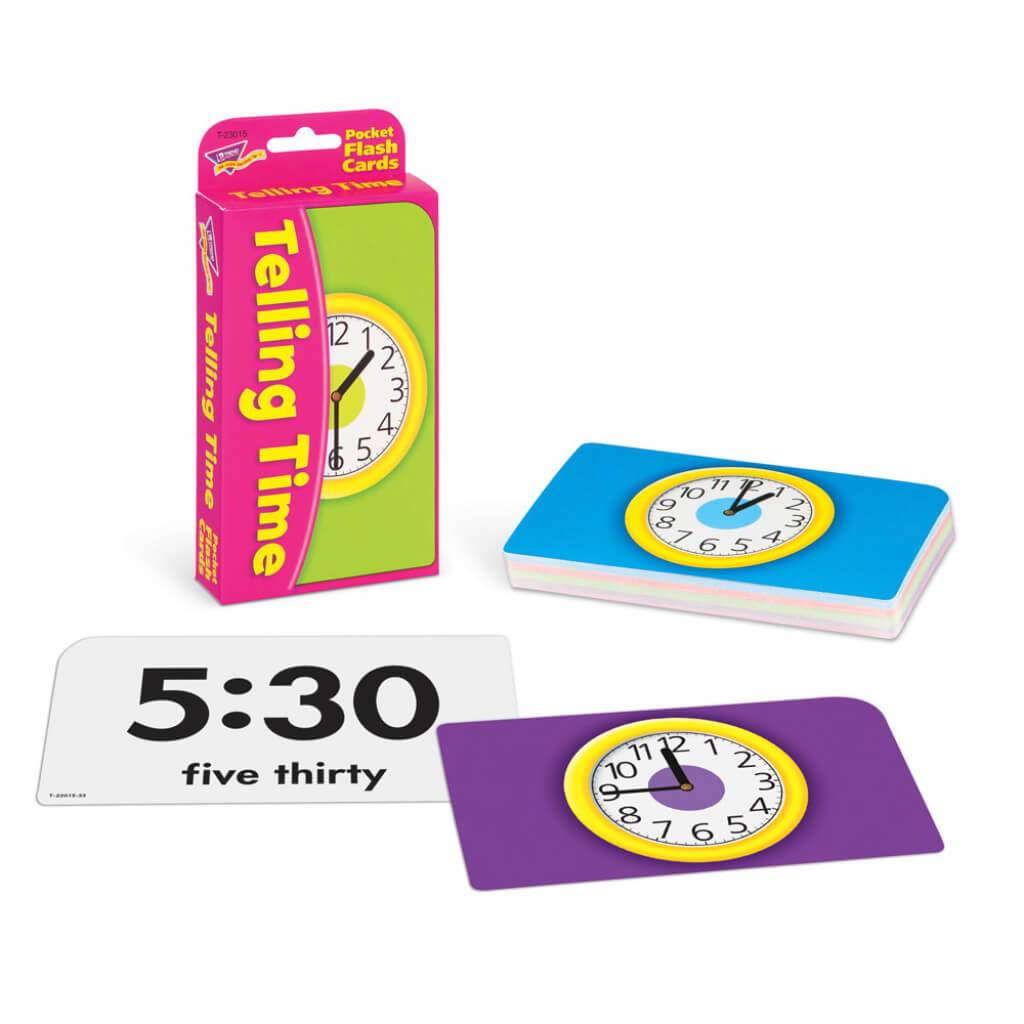 Flash Card Pocket Telling Time 