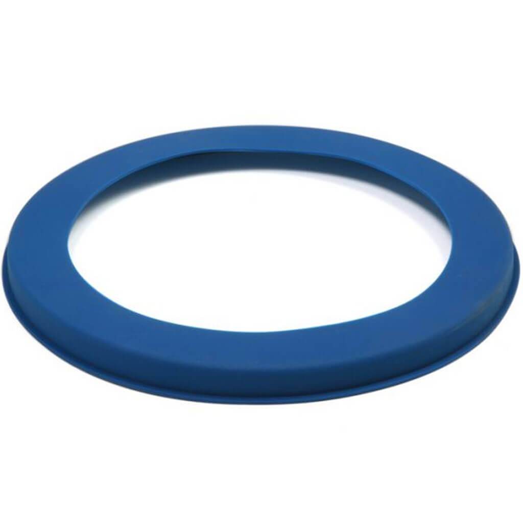 Silicone Pie Crust Shield, Blue
