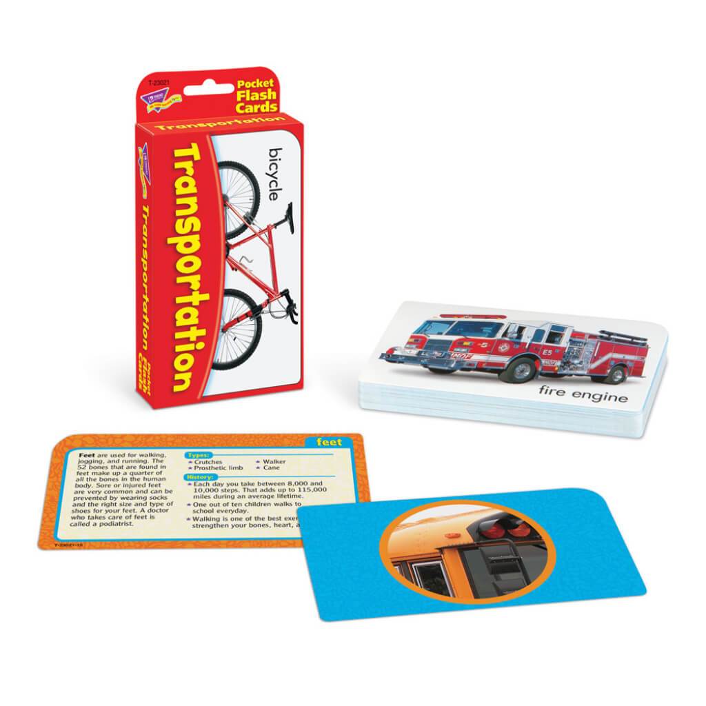 Transportation Flash Cards 