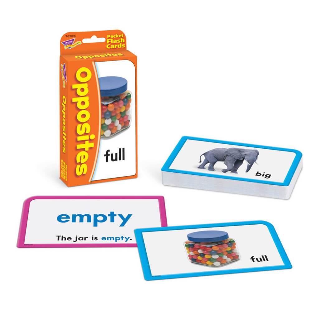 Opposites Flash Cards 