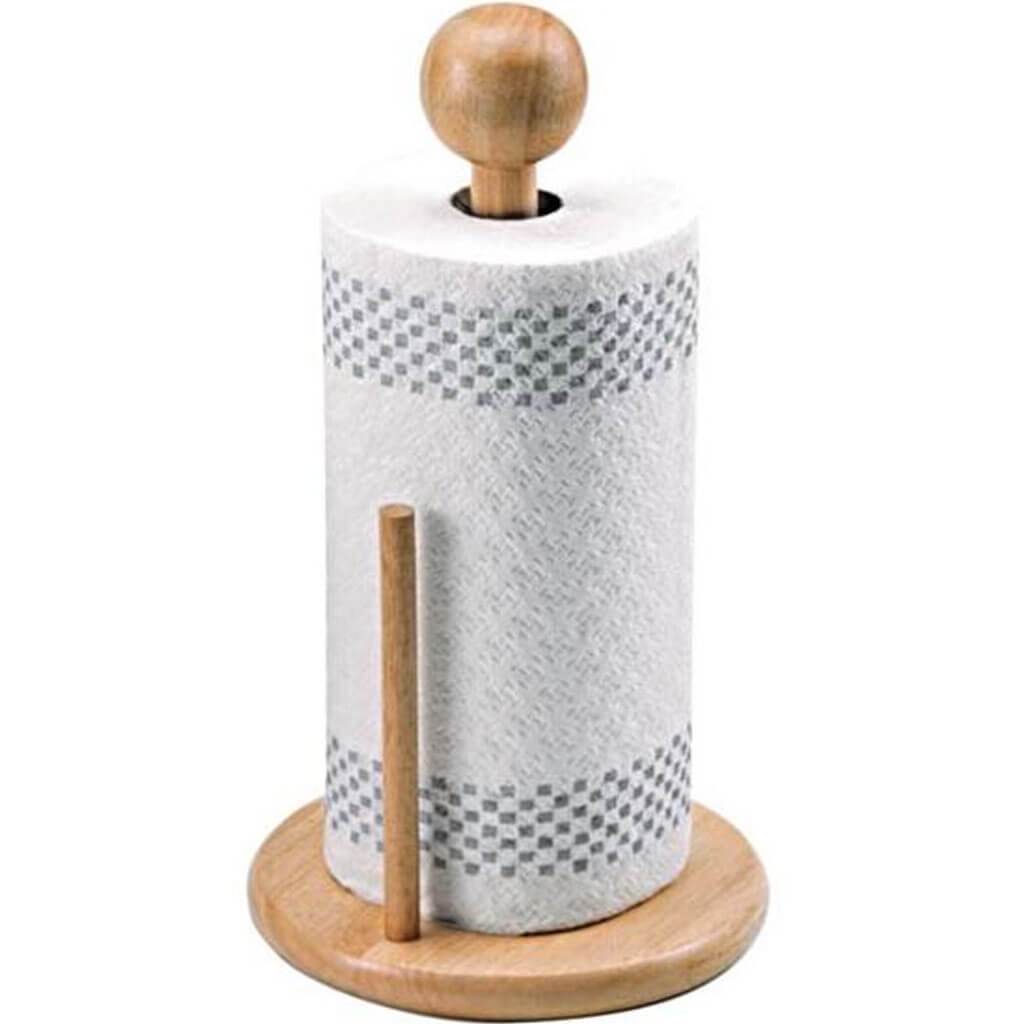 Bamboo Paper Towel Holder