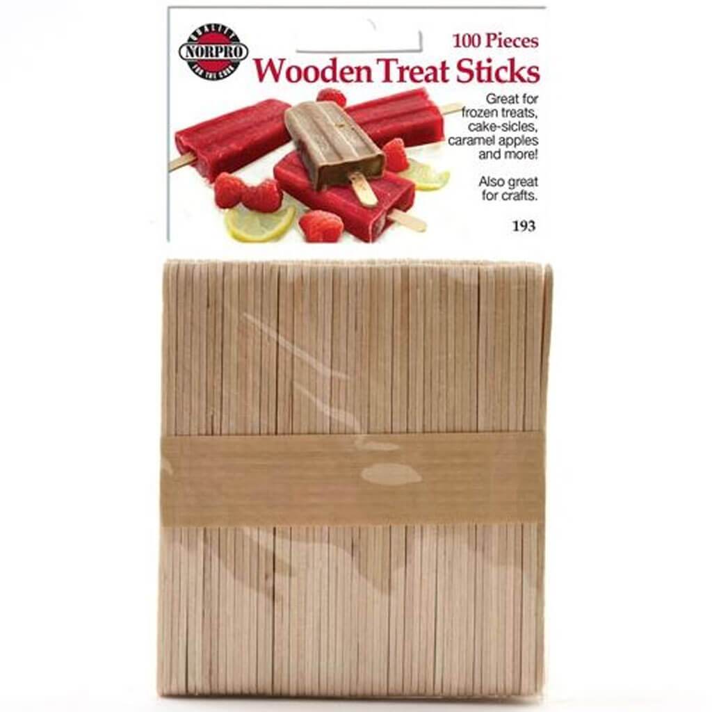 Wooden Treat Sticks, 100 Pcs