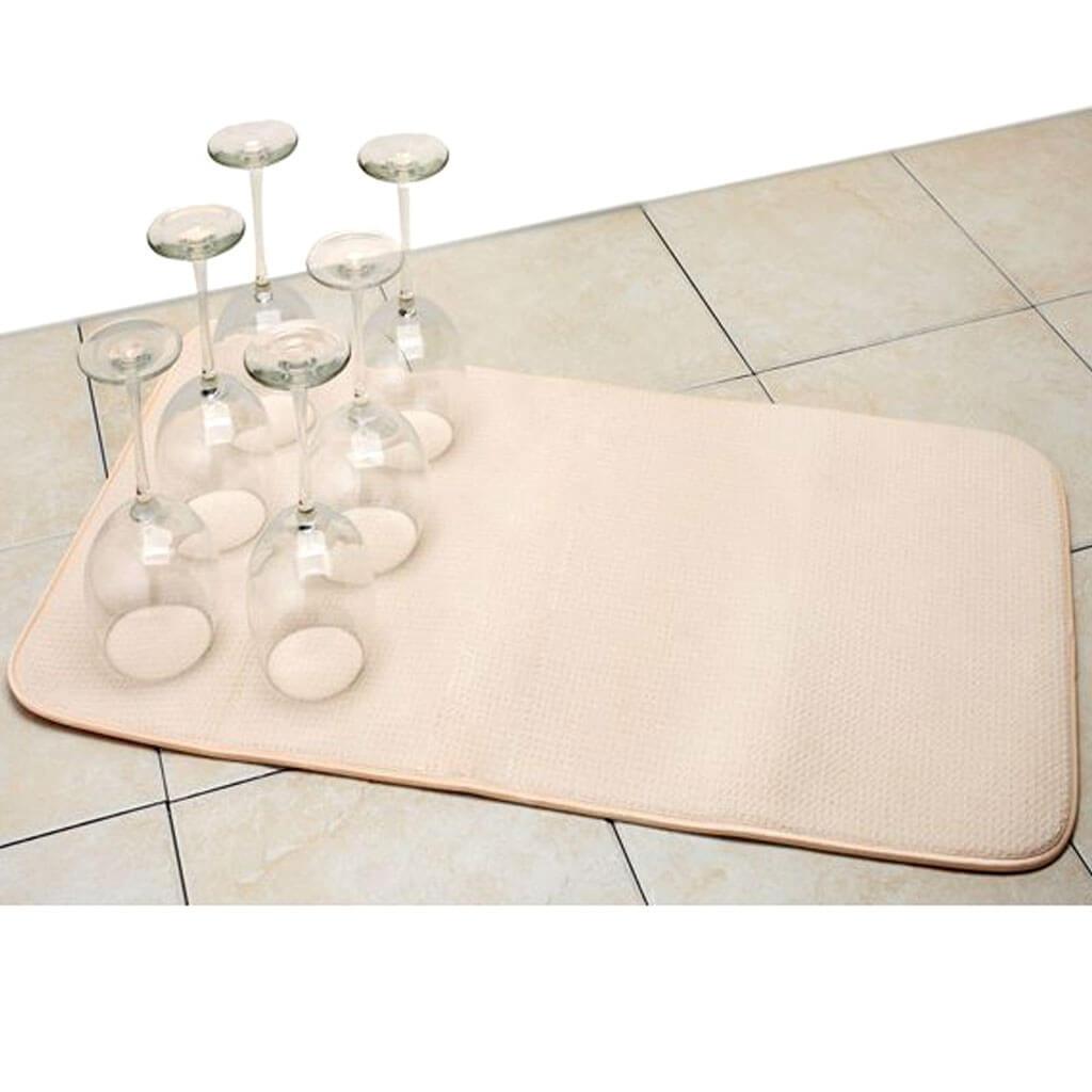 Dish Drying Mat - Cream