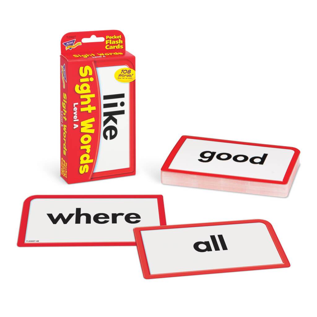 Sight Words Flash Card Lvl. A 