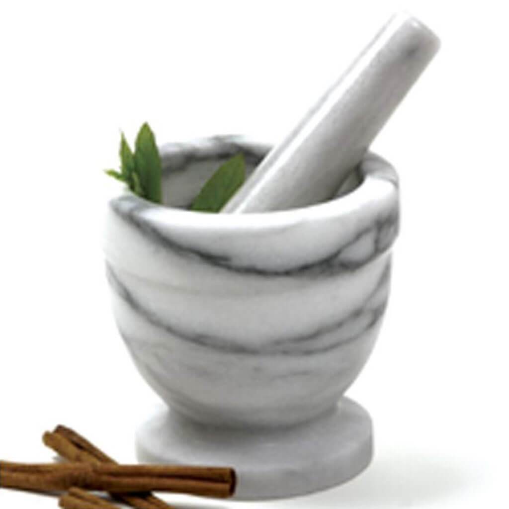 Marble Mortar/Pestle 3/4 Cup