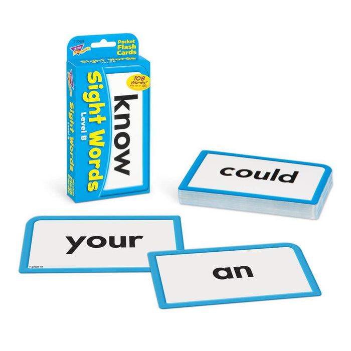 Sight Words Flash Card Lvl. B 