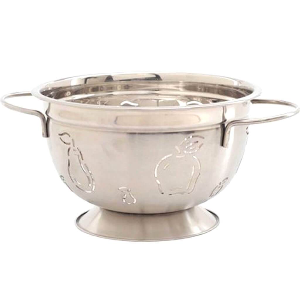 5 Qt Stainless Steel Colander-Apple/Pear