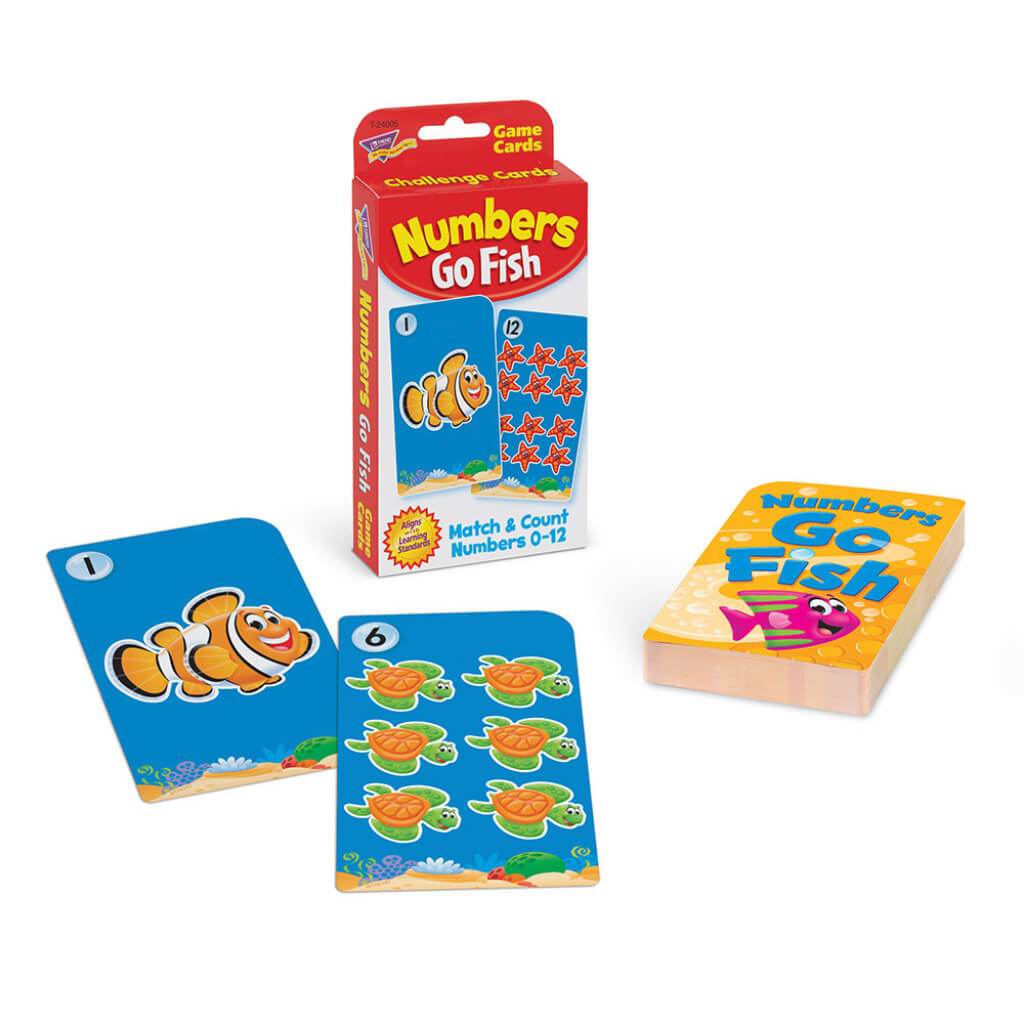 Numbers Go Fish Game Cards 