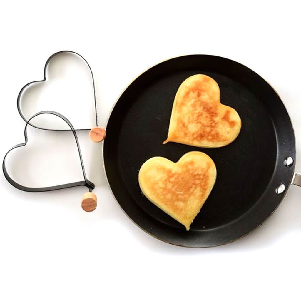 Heart Pancake/Egg Rings 2 Pieces