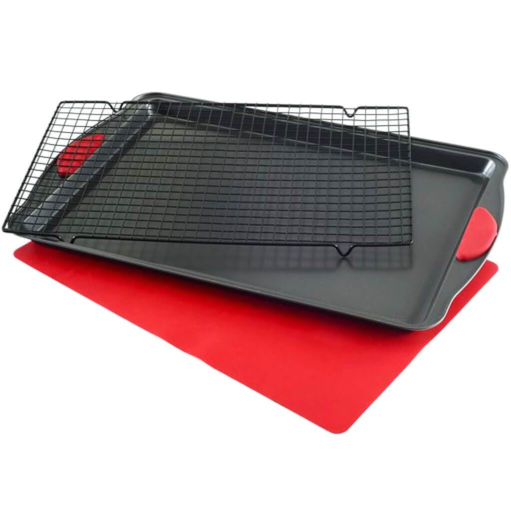 Non-Stick Baking Sheet Set, 3Pc