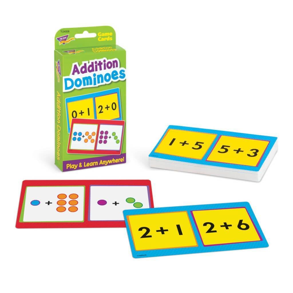 Addition Dominoes Game Cards 